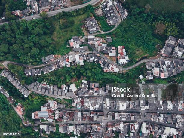 Aerial View Manizales Caldas Stock Photo - Download Image Now - Aerial View, Urban Sprawl, Development