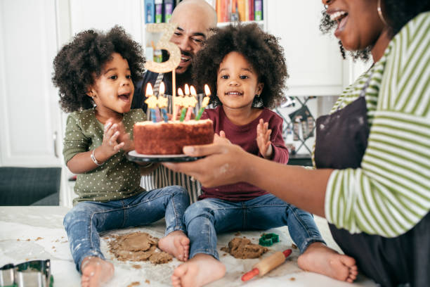 istock Family celebrating 3d  birthday 1159071812