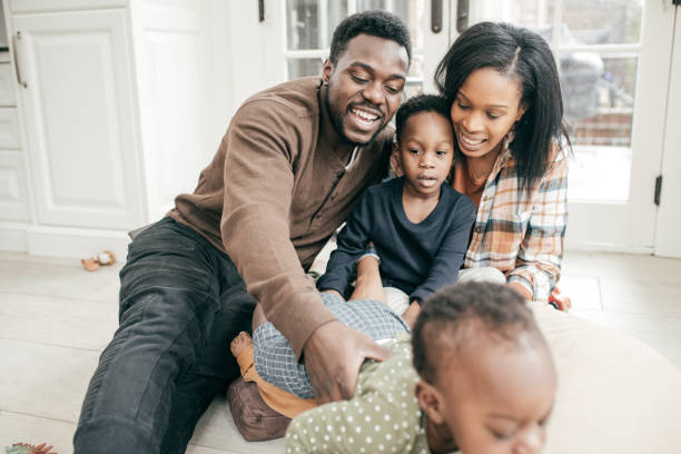 istock Happiness of real parenting 1159071892