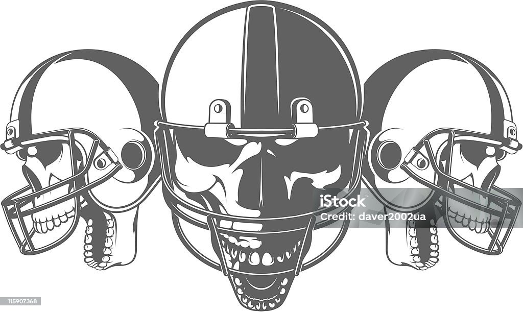 vector cráneo - arte vectorial de Accesorio de cabeza libre de derechos
