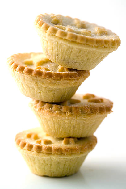 Pile of small fruit or mincemeat pies