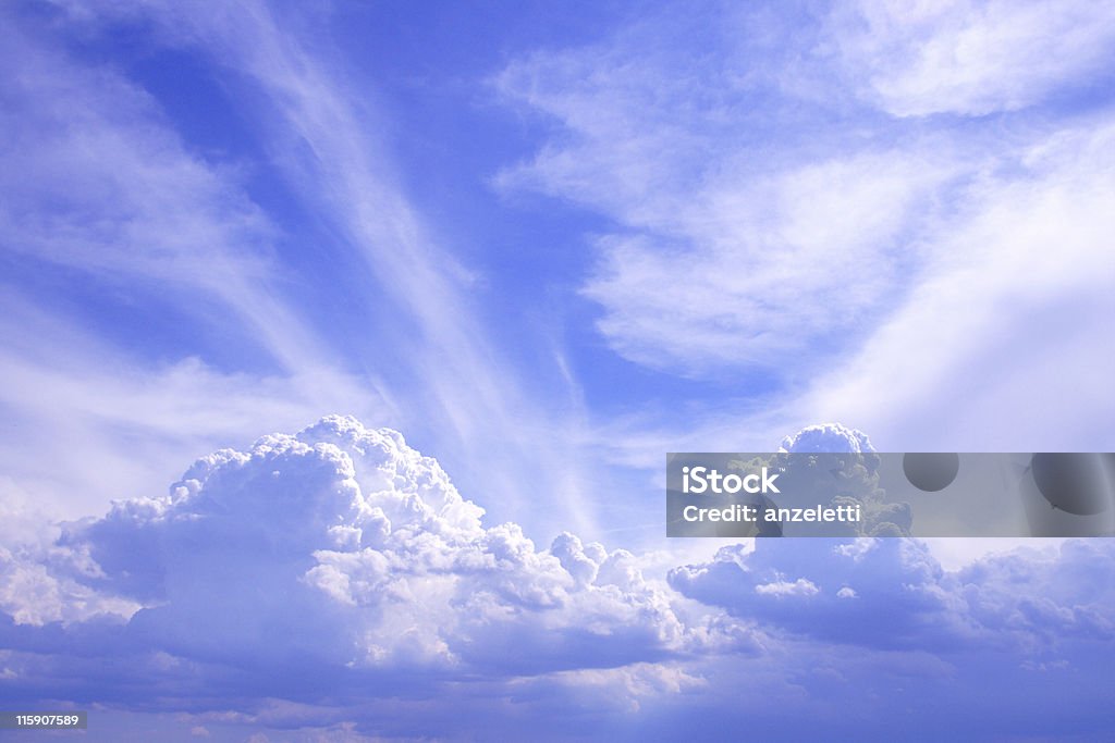 Sky is the limit cloudscape At The Edge Of Stock Photo