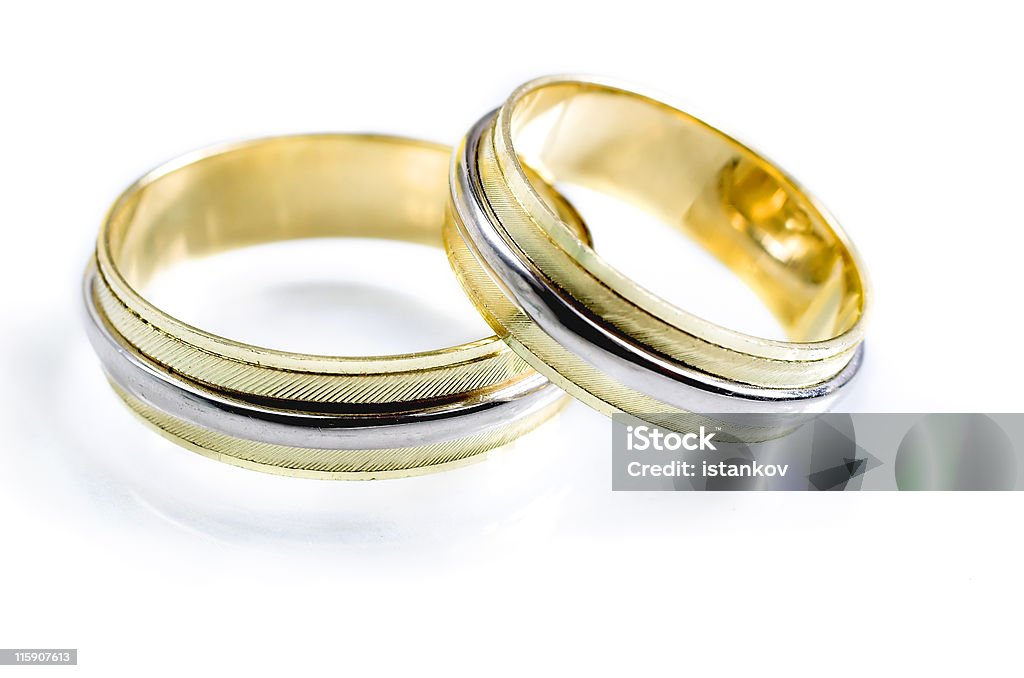 Anillos de boda - Foto de stock de Dorado - Color libre de derechos