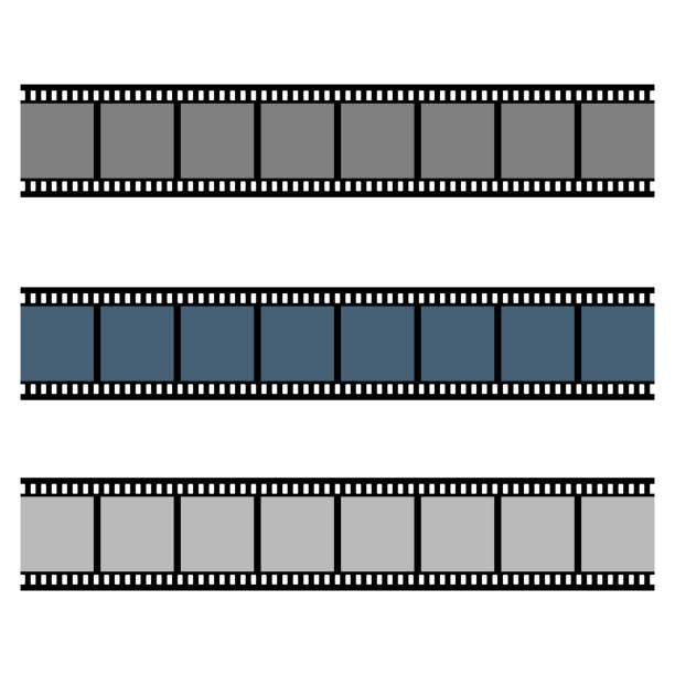 istock Film strip collection vector illustration isolated on white background 1159077856