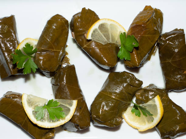 istock Sarma - Filled or Stuffed Vine Grape Leaves 1159077930