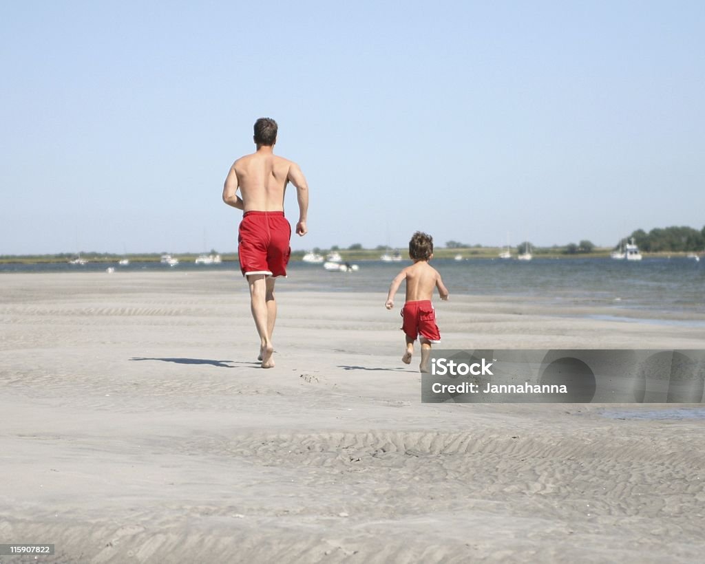 Un moment entre père et fils - Photo de Amour libre de droits