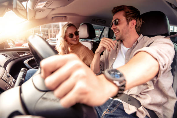 istock Couple in car 1159082319