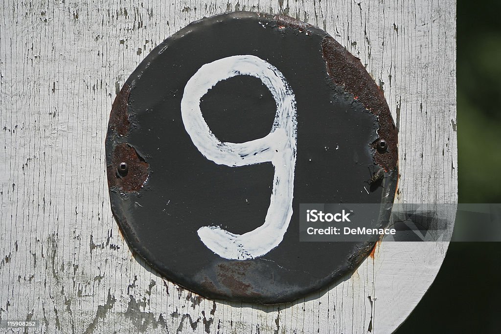Number 9 after the 9 other we take a beer Black Color Stock Photo