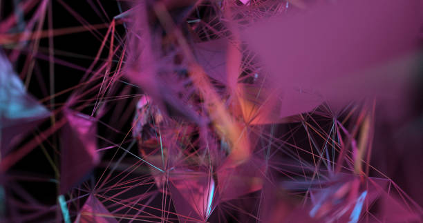 istock Blur metallic fractal 1159084219