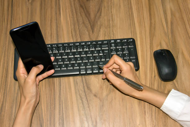 istock Businesswoman contract 1159085462