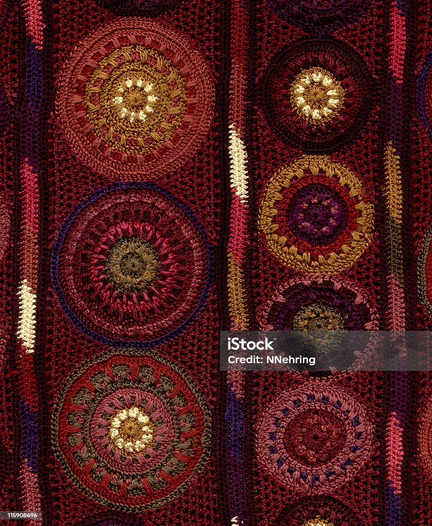 Malha, circunferências e rectas - Royalty-free Crochet Foto de stock