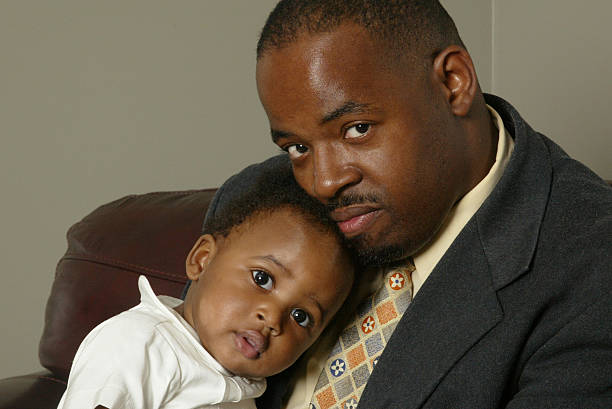 istock Father and son in the den 115908872