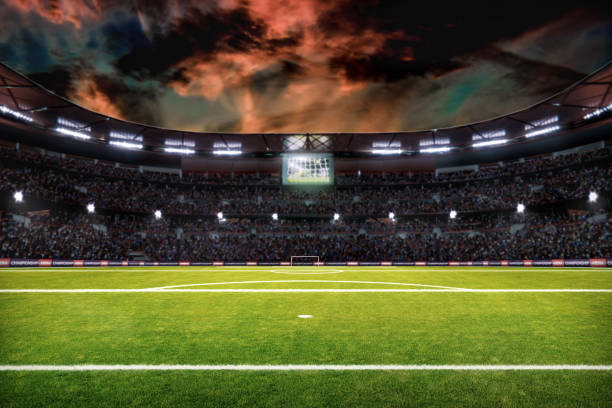 istock night soccer field with lights and spectators panorama 3d rendering 1159090162