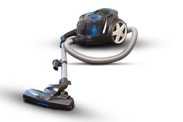 istock Modern vacuum cleaner isolated on white 1159090869