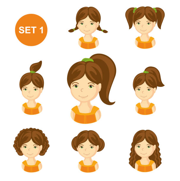 Retrato De Niña Con Cabello Ondulado - Banco de fotos e imágenes de stock - iStock Retrato De Niña Con Cabello Ondulado - Banco de fotos e imágenes de stock - iStock