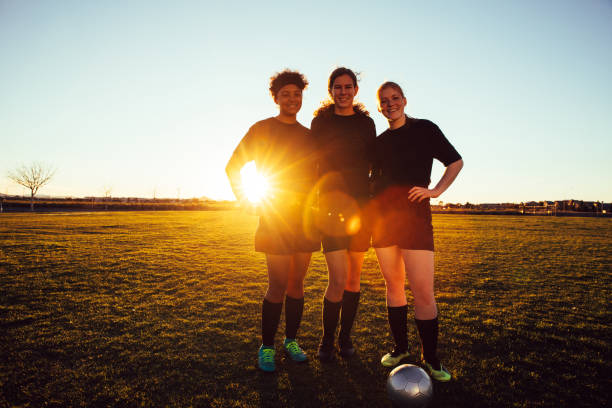istock Female High School Soccer Players 1159095674