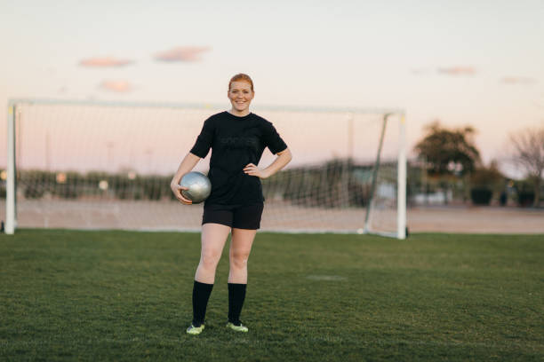 istock Female High School Soccer Player 1159095688