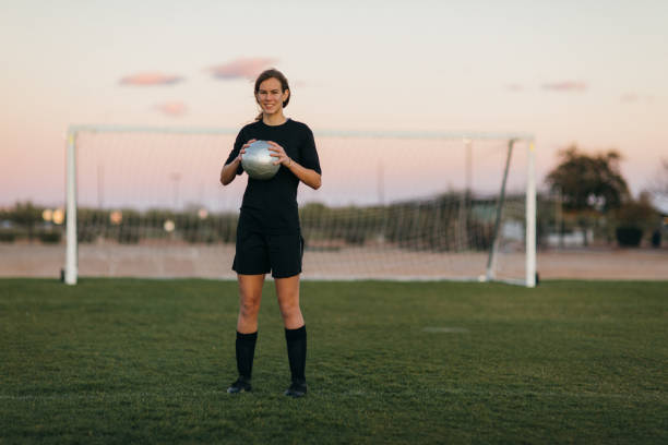 istock Female High School Soccer Player 1159095692