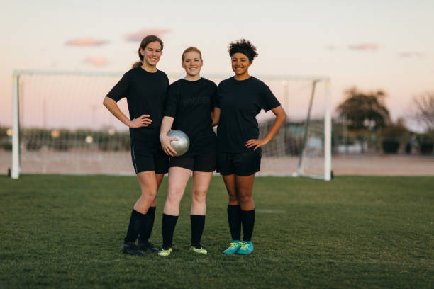 istock Female High School Soccer Players 1159095702