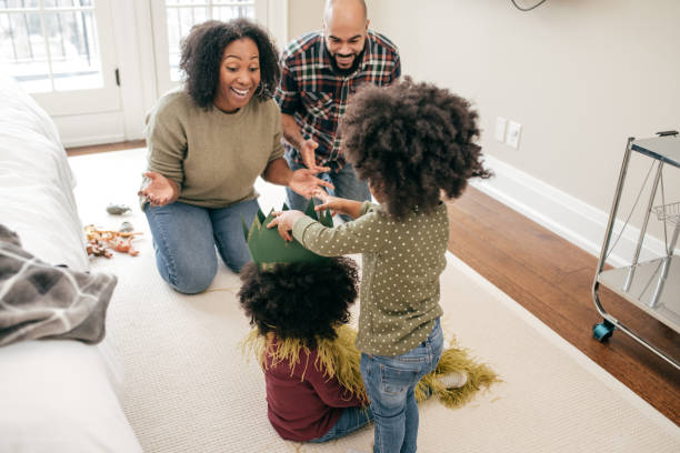 istock Winter holidays with little kids 1159099057