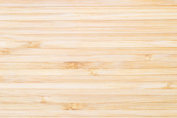 istock Bamboo wood texture pattern background in creme beige color 1159100554