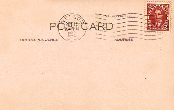 istock Vintage Postcard with Stamp and Copy Space 115910742