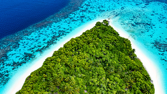 Isla Tropical en el Océano photo