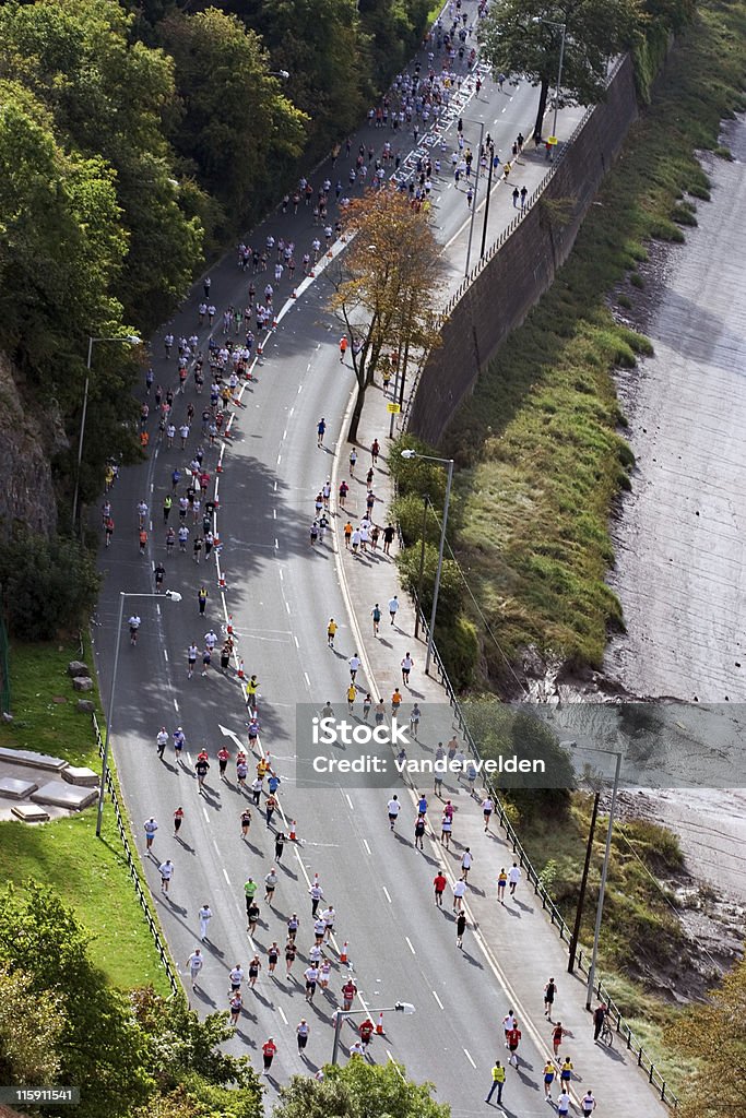 Maraton biegaczy - Zbiór zdjęć royalty-free (Bieg długodystansowy)