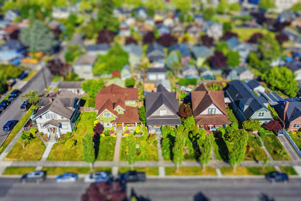 istock Tiny Suburban Neighborhood 1159116288