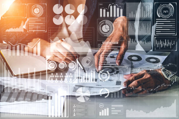 istock Big Data Technology for Business Finance Concept. 1159121040