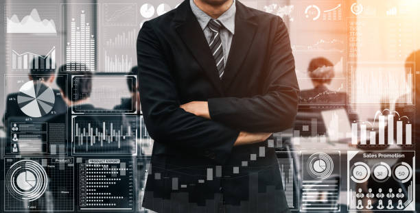 istock Big Data Technology for Business Finance Concept. 1159121091