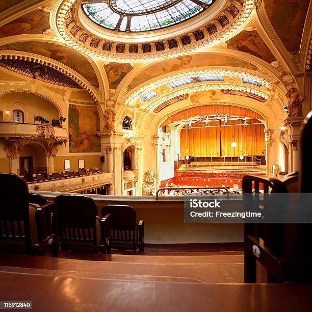 Classic Interior Music Hall Stock Photo - Download Image Now - Corridor, Entrance Hall, Music