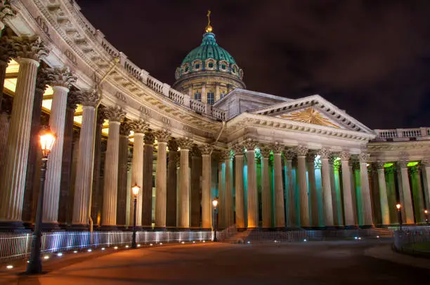 Photo of Kazan Cathedral in St. Petersburg, Russia.