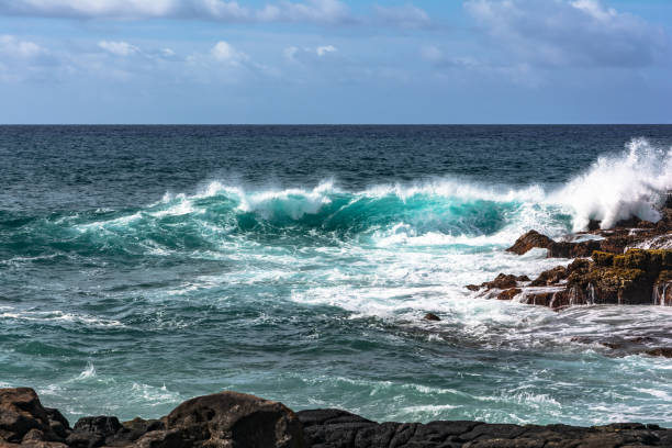 istock Waves at Keoniloa Bay, Kauai, Hawaii 1159131730