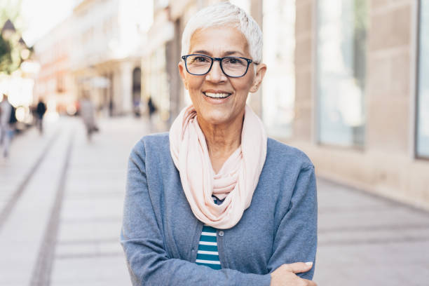 istock Elegant senior woman 1159134352