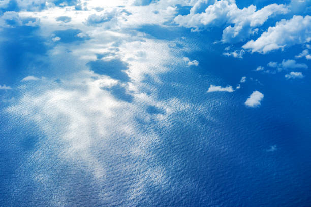 istock Indian Ocean from Plane Window, Maldives 1159137121