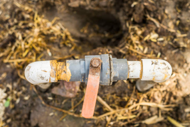 istock leaking water tap and plumbing work 1159142450