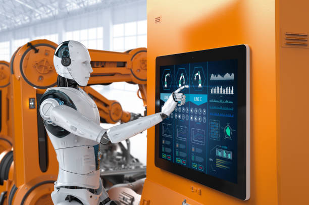 istock Automation aumobile factory concept 1159143478
