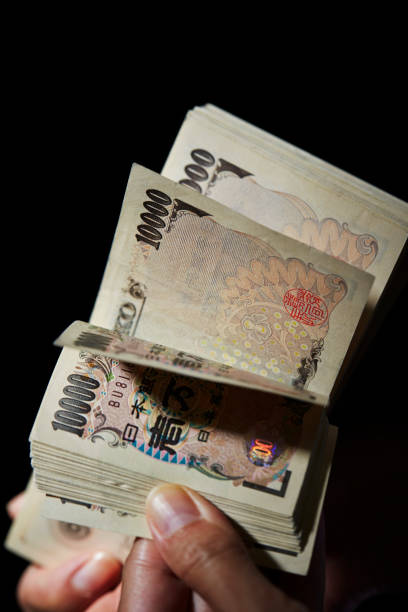 istock Japanese yen banknotes 1159144217