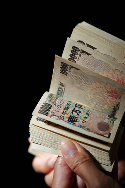 istock Japanese yen banknotes 1159144224