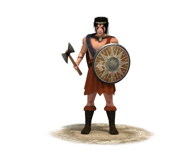 istock 3d render, character of a medieval man, illustration 1159145313
