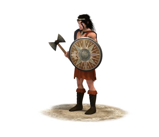 istock 3d render, character of a medieval man, illustration 1159145422