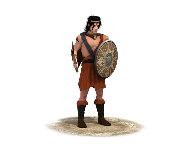 istock 3d render, character of a medieval man, illustration 1159145427