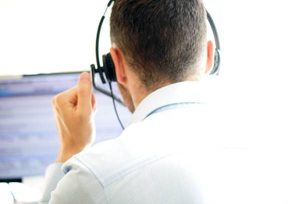 istock Account manager in a call center 1159146245