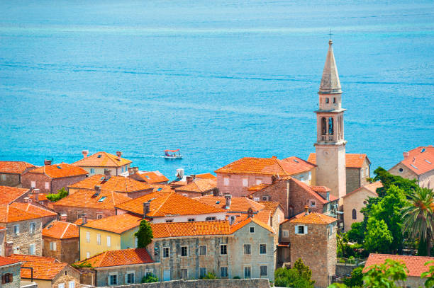istock Old town in Budva, Montenegro. 1159151505
