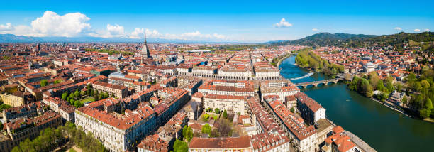 istock Turin aerial panoramic view, Italy 1159151768