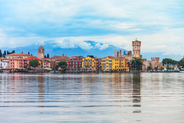 istock Scaligero Castle aerial view, Sirmione 1159151939