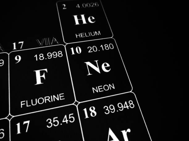 istock Neon on the periodic table of the elements 1159152301