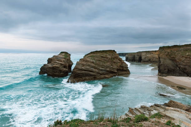istock Beach cathedrals on the Bay of Biscay 1159156485