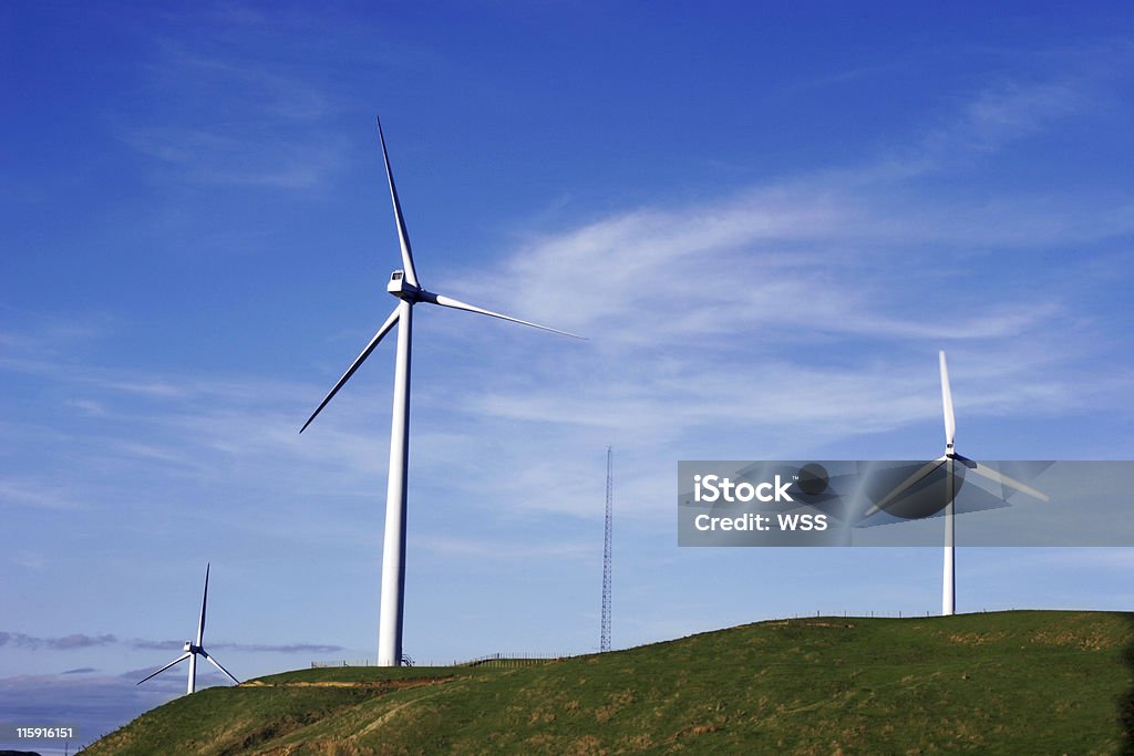 Wind farm - Lizenzfrei Blau Stock-Foto